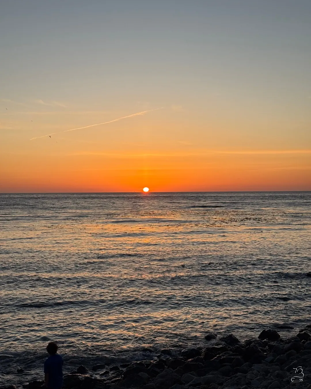 Sun glitter on the water at Bluff Cove, Palos Verdes